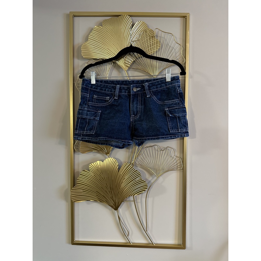 Brandy Melville John Galt Cargo Low Rise Denim Shorts